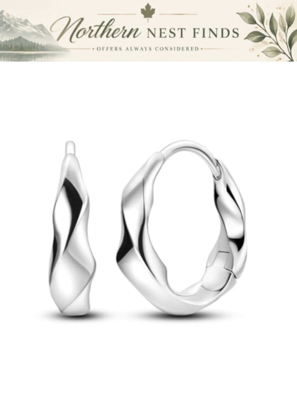 925 Sterling Silver CZ Stud Earrings Hypoallergenic Dangle Cartilage Piercing